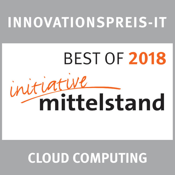 Innovationspreis Cloud Lösung myfactory